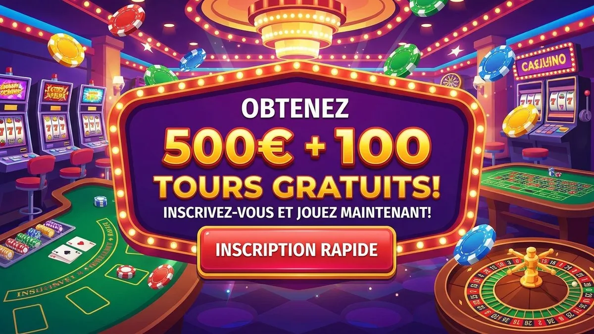 Inscription avec bonus